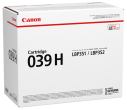 Toner Canon i-Sensys LBP351x LBP352x CRG-039H 25k