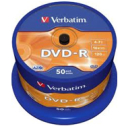 DVD-R 4.7GB Verbatim x16 cakebox 50szt