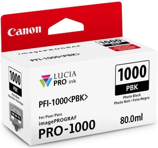 Tusz Canon imagePROGRAF PRO-1000 PFI-1000PBK Photo Black 80ml