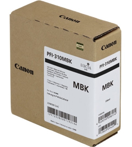 Tusz Canon TX-2000 TX-3000 TX-4000 PFI-310MBK Matte Black 330ml oryginalny