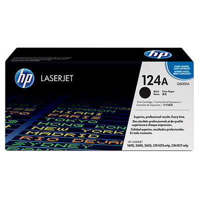 Toner czarny Q6000A 124A do HP Color LaserJet 1600, 2600 2605, CM1015 CM1017