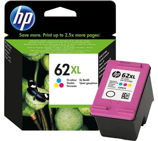 Tusz HP 62XL do HP Officejet 5740/8040 Envy 5640/7640 Officejet 200/250 Mobile kolor CMY 415 str.