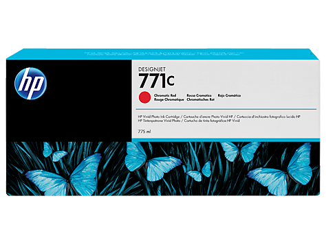 Tusz HP Designjet Z6200 Z6800 771C Chromatic Red 775ml