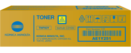 Toner TNP93Y AE1Y251 Minolta Bizhub C3100i żółty 4k