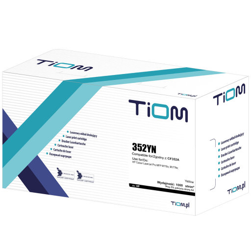 Toner Tiom HP Color LaserJet Pro MFP M176n M177fw CF352A żółty